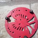Vintage cast iron trivet