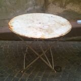 Old foldable garden table