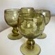 Set de 4 verres de Biot vert kaki