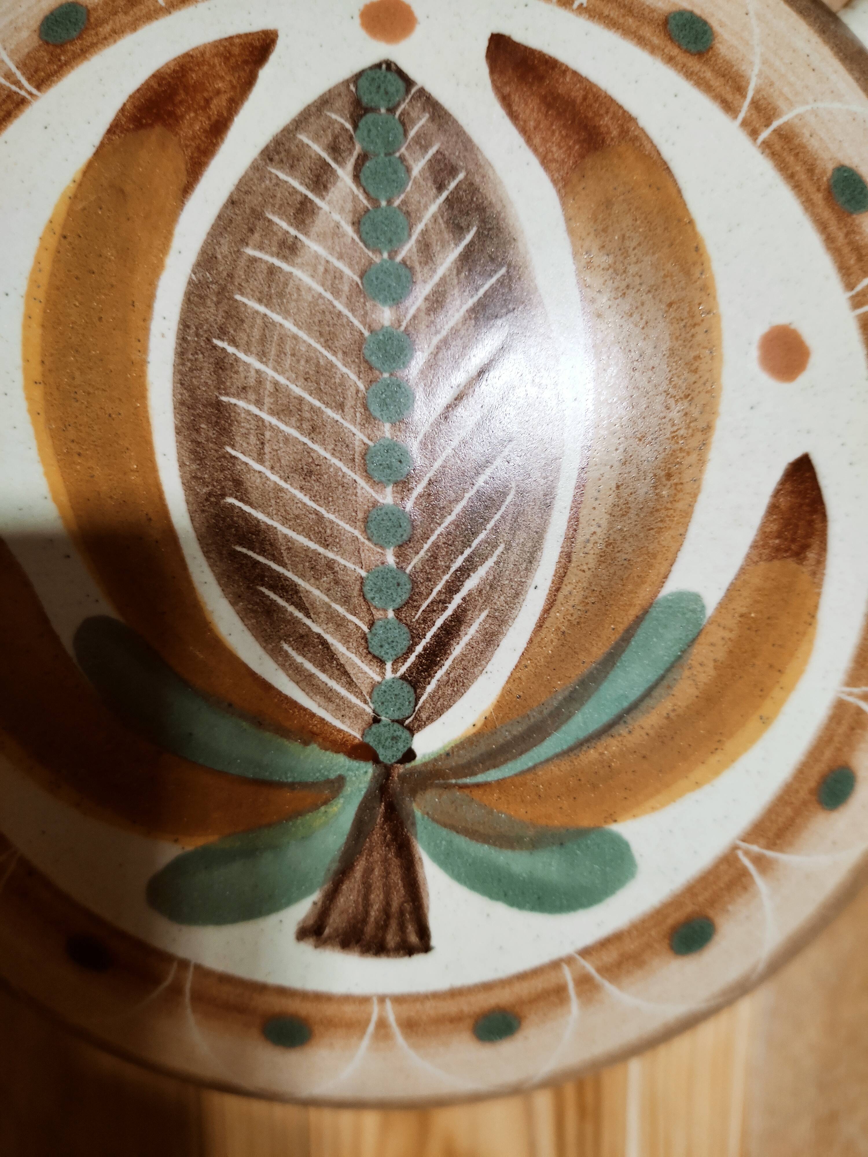 Ethnic ceramic wall vase