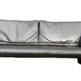 High end black leather sofa, De Sede sofa
