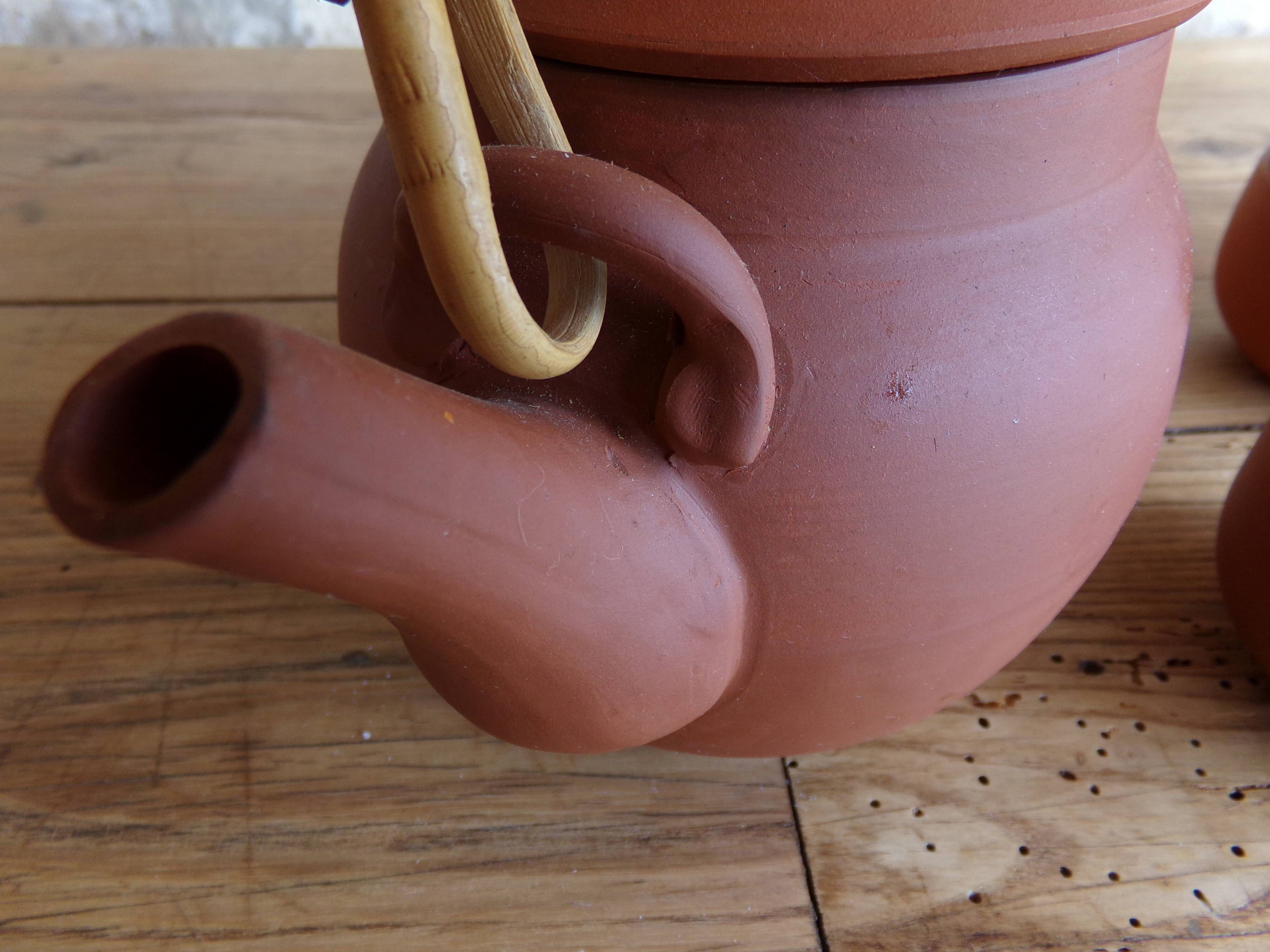 Terracotta tea set