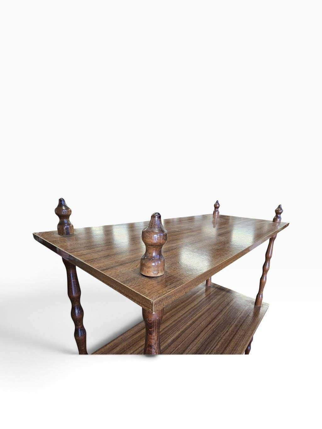 Étagère verticale vintage / présentoir à plusieurs niveaux / armoire