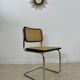 Old black caned chair Cesca B32 design Marcel Breuer 1970 Made in Italy vintage