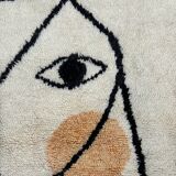 Large Beni ourain Berber carpet