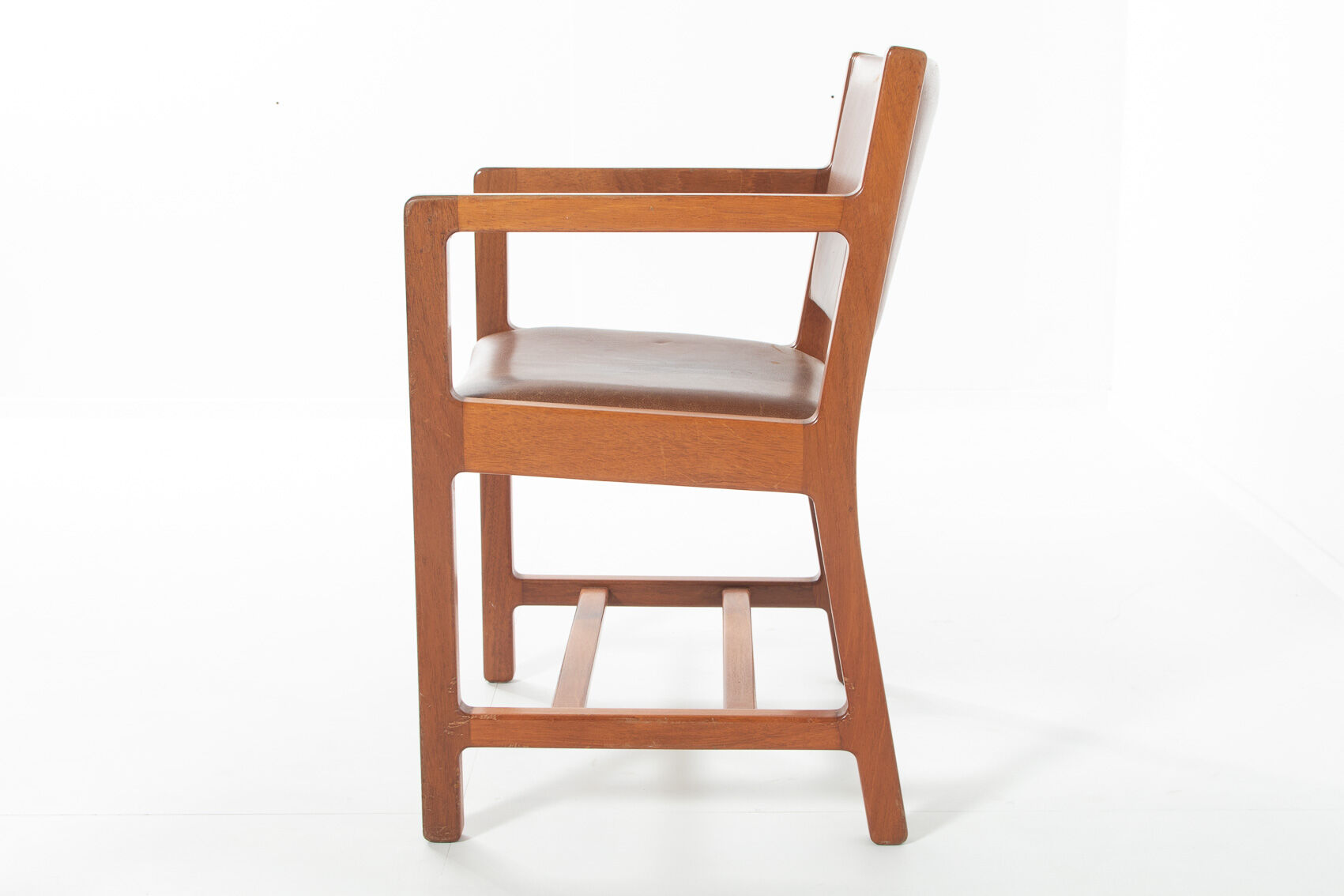 Set of 2 armchairs Borge Mogensen for Soborg mobelfabrik, Denmark 1960