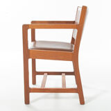 Set of 2 armchairs Borge Mogensen for Soborg mobelfabrik, Denmark 1960