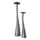 Brutalist hammered candlesticks