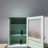 Handcrafted 1940 wooden medicine cabinet