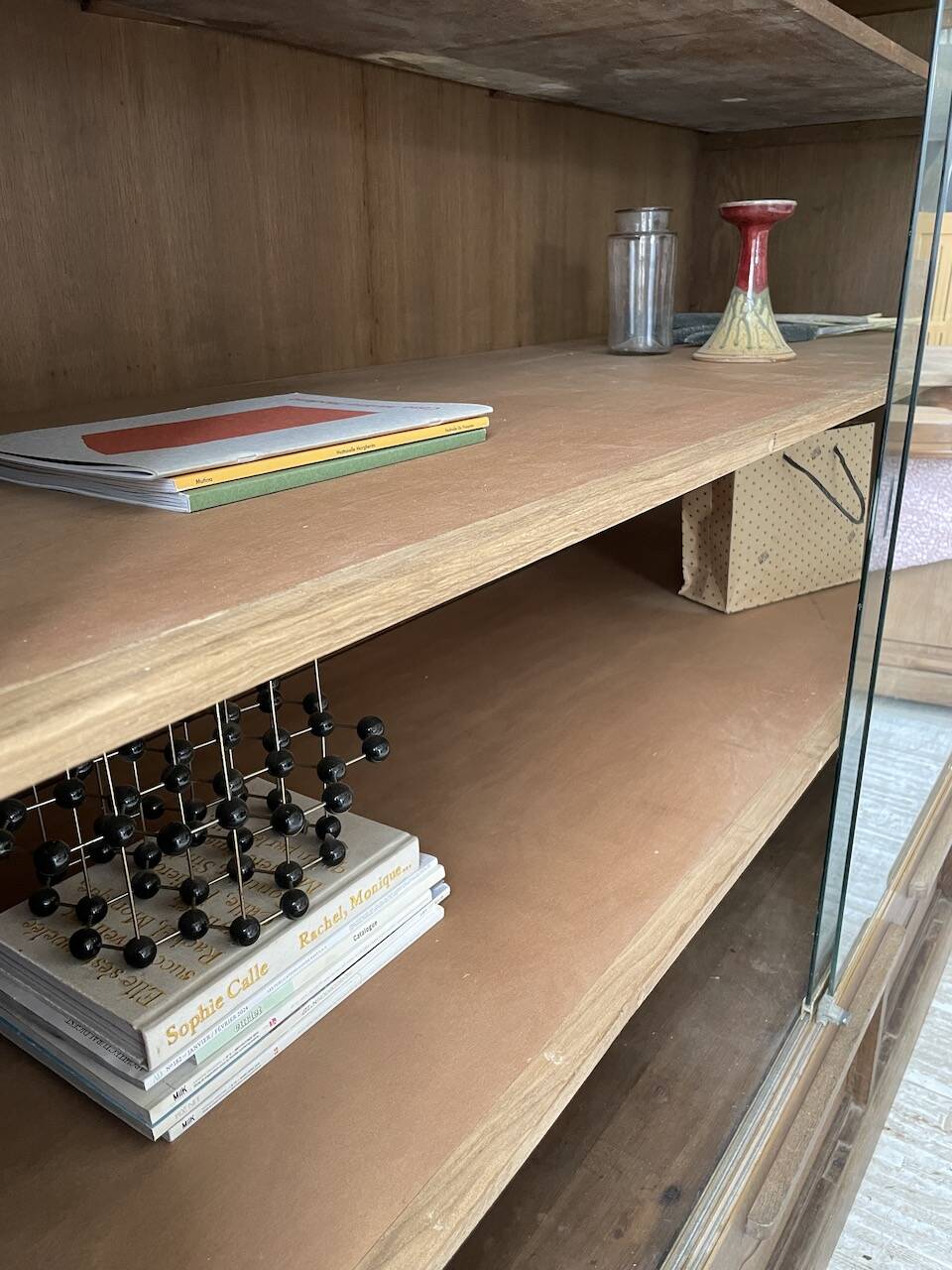 XXL oak display cabinet furniture