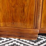 3-door walnut Art Deco wardrobe