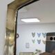 Brass mirror