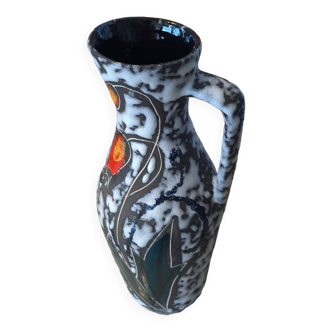 Fat lava ceramic vase Numbered Germany Vintage