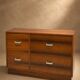 Rio rosewood commode, Swiss, circa 1970.