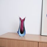 Vase, Murano glass, Italian design, 1960s, made in Italy