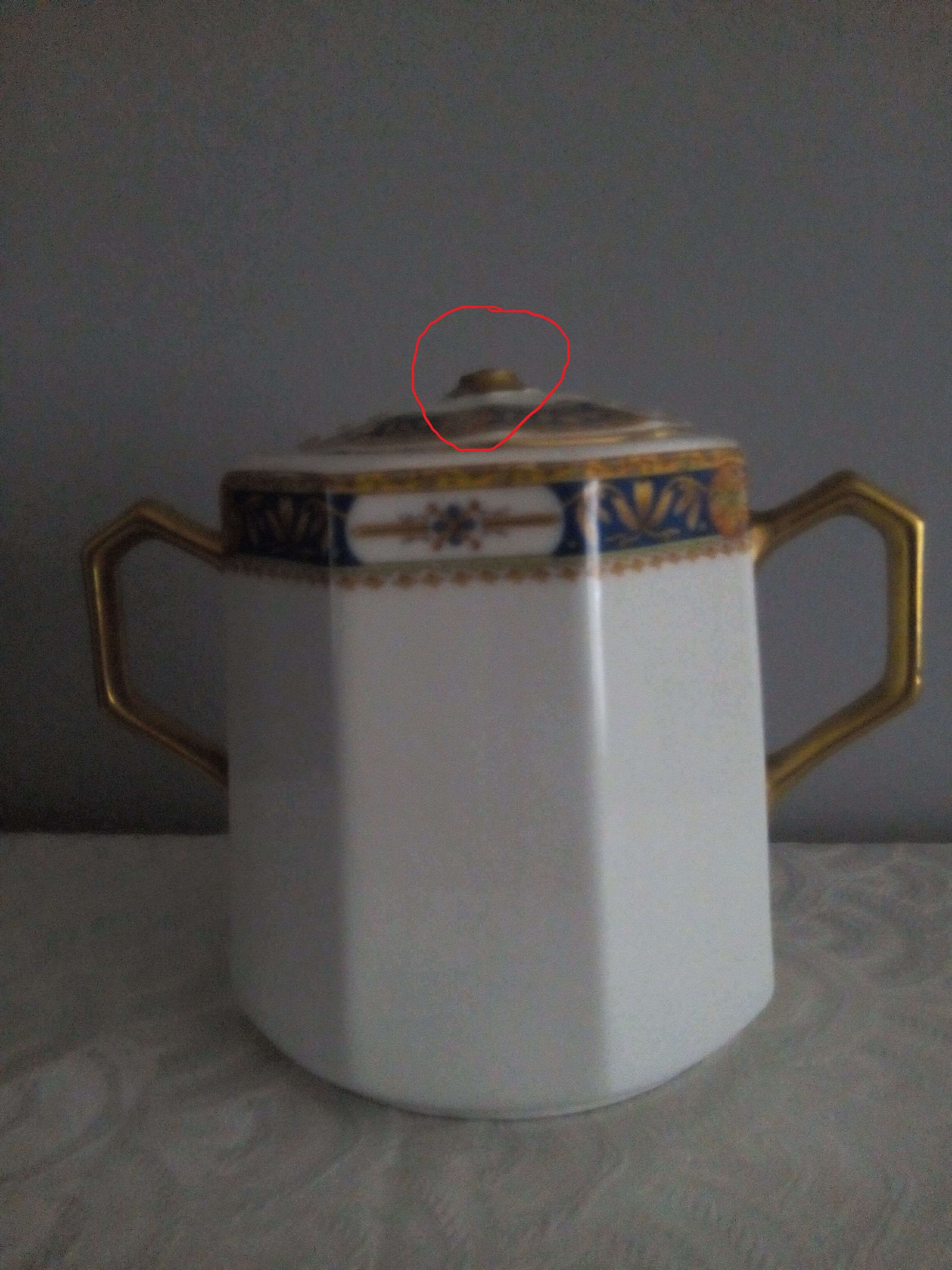 Porcelain coffee service from Limoges