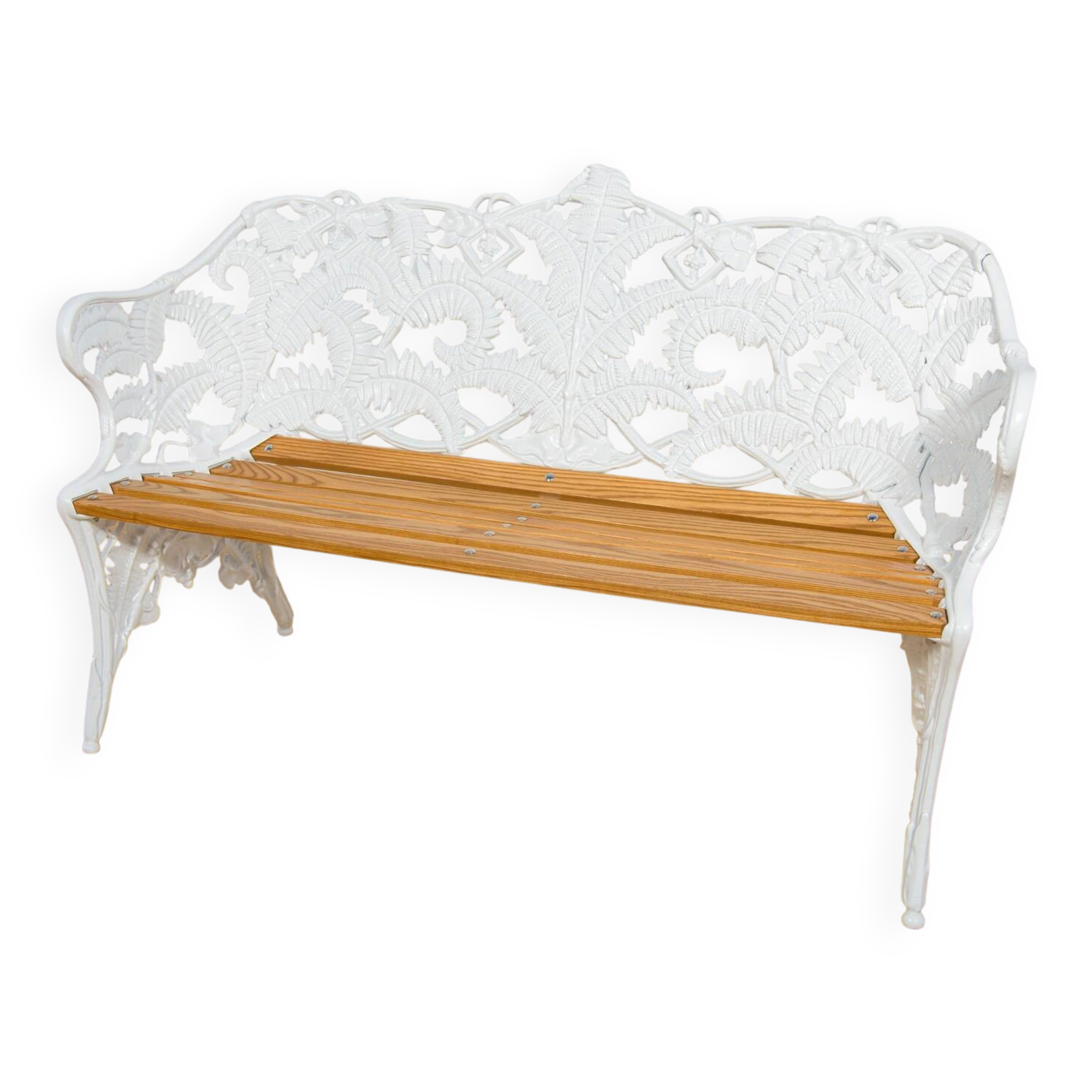 Banc de jardin Coalbrookdale de style victorien, Royaume-Uni, années 1950
