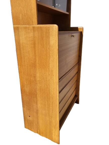 Meuble d'étudiant asymétrique Meyssignac Décorateur, 1950