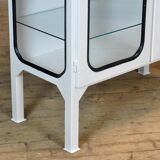 Armoire à pharmacie vintage en fer et verre, années 1970