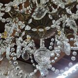 Chandelier with pendants 18 bulbs