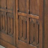 Unique wooden wardrobe and/or hall cupboard in Art Nouveau style, 1930.