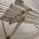 Garden bench, slatted bench, folding, 2 metres long, 1930s.