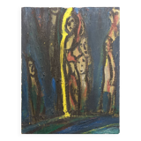 Michel Chapuis, acrylic on expressionist canvas, 1987