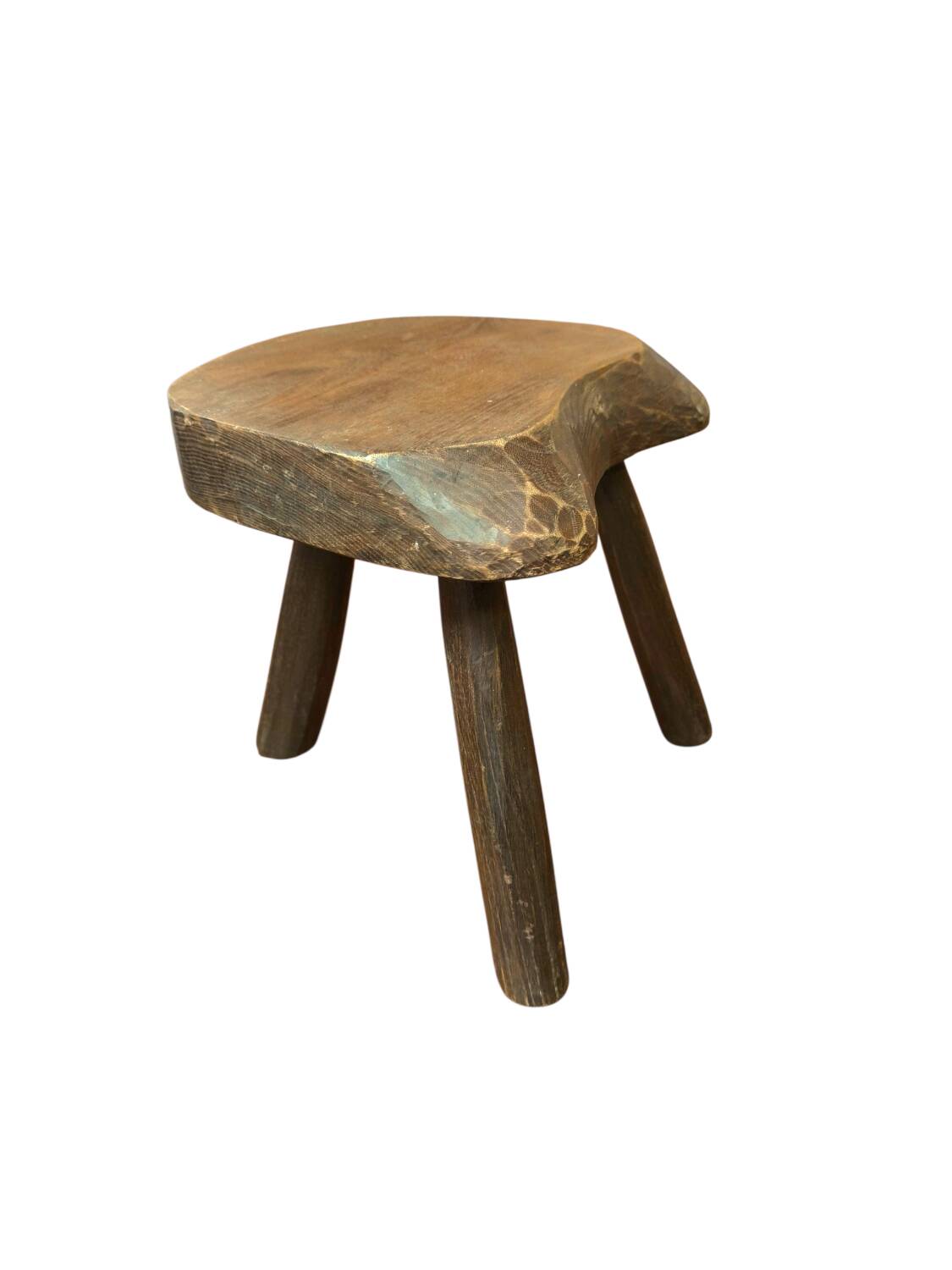 Wooden tripod stool