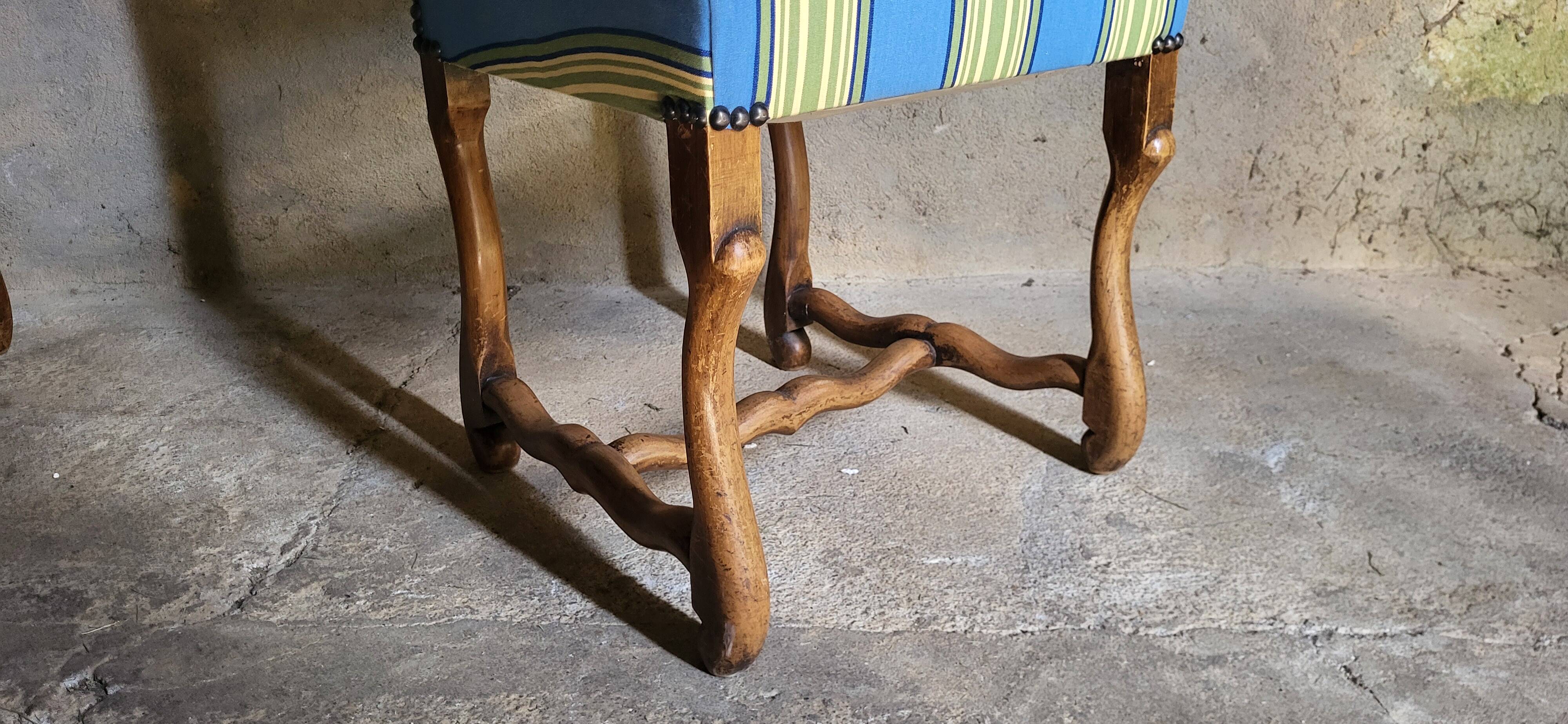 4 Louis XIII chairs