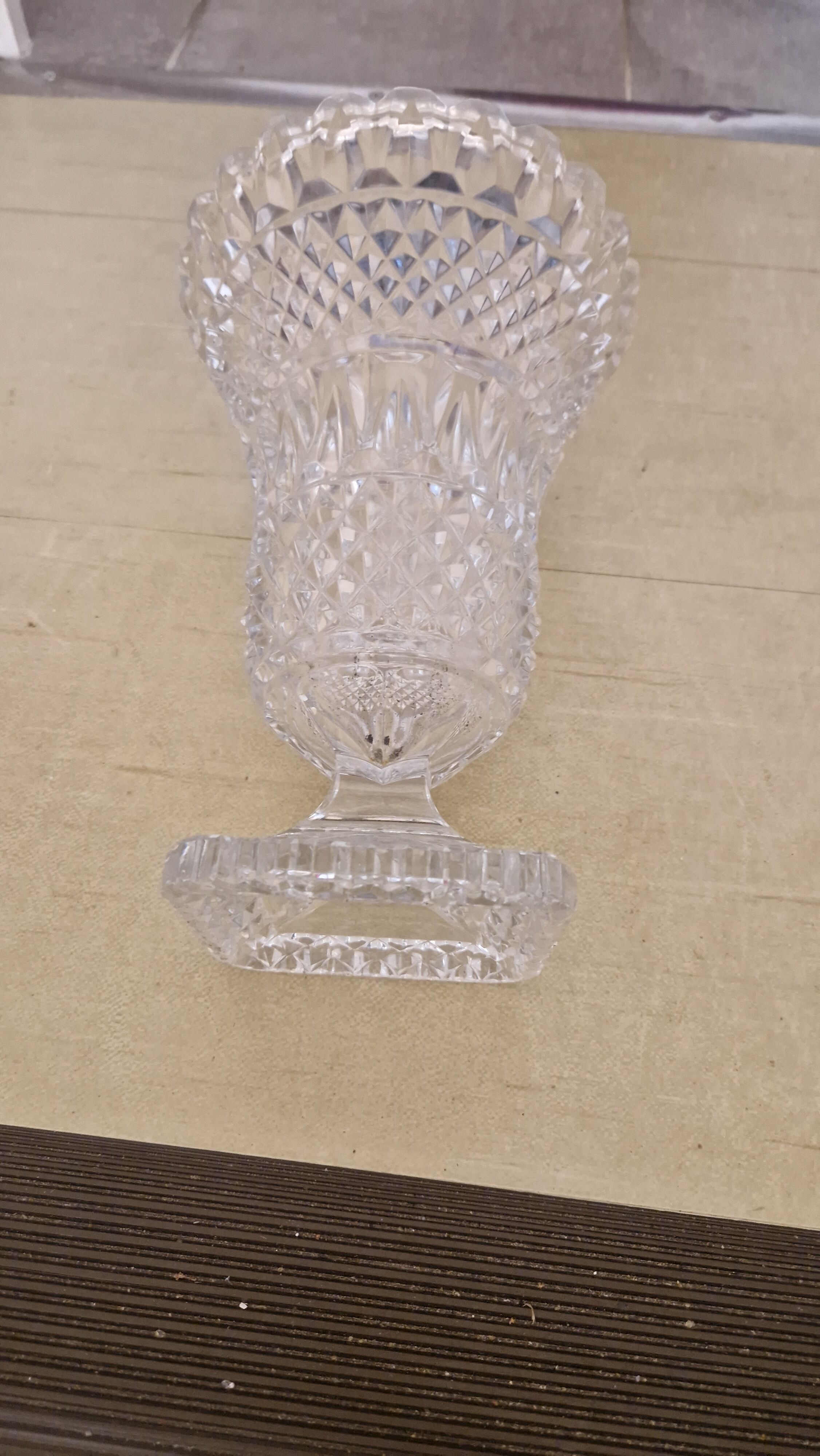 Crystal vase