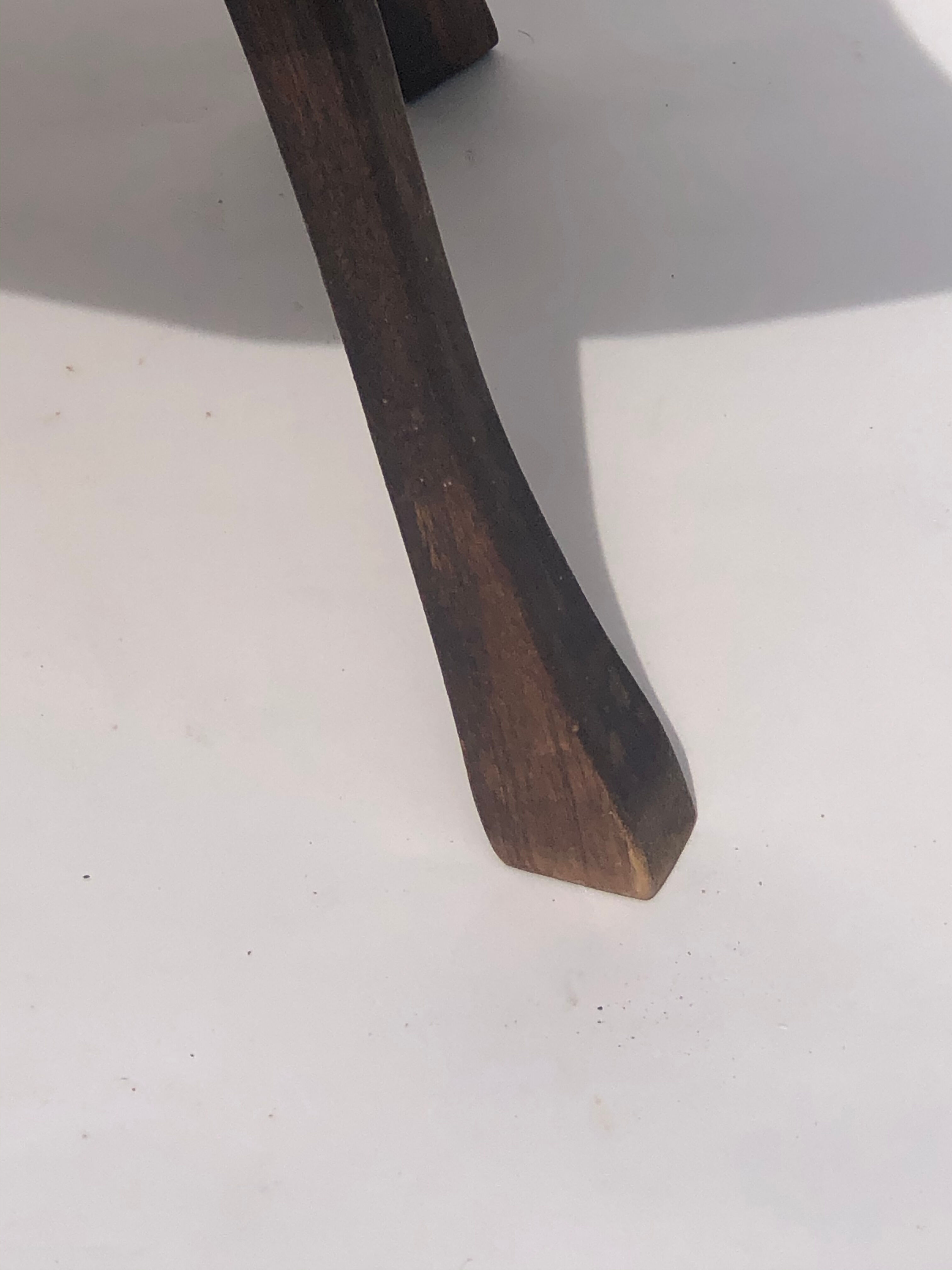 Brutalist Wabi Sabi tree side table, Dutch 1970s