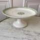 Compotier high iron earth st amand green early twentieth century