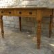 Table en bois 2 tiroirs