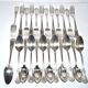 Lot 24 EMPIRE Silver Metal Table Cutlery SFAM model "Sans embarrass" 12 forks and 12 spoons