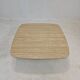 Table basse italienne en travertin années 1980