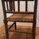 Chaise d'angle bois tourné