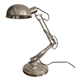 Lampe Architecte Bureau Double Bras Articulée Métal Chromé Bauhauss