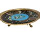 Japan, empty pocket bowl in cloisonné enamel and bronze, Meiji period, late 19th century.