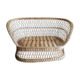 Rattan bench