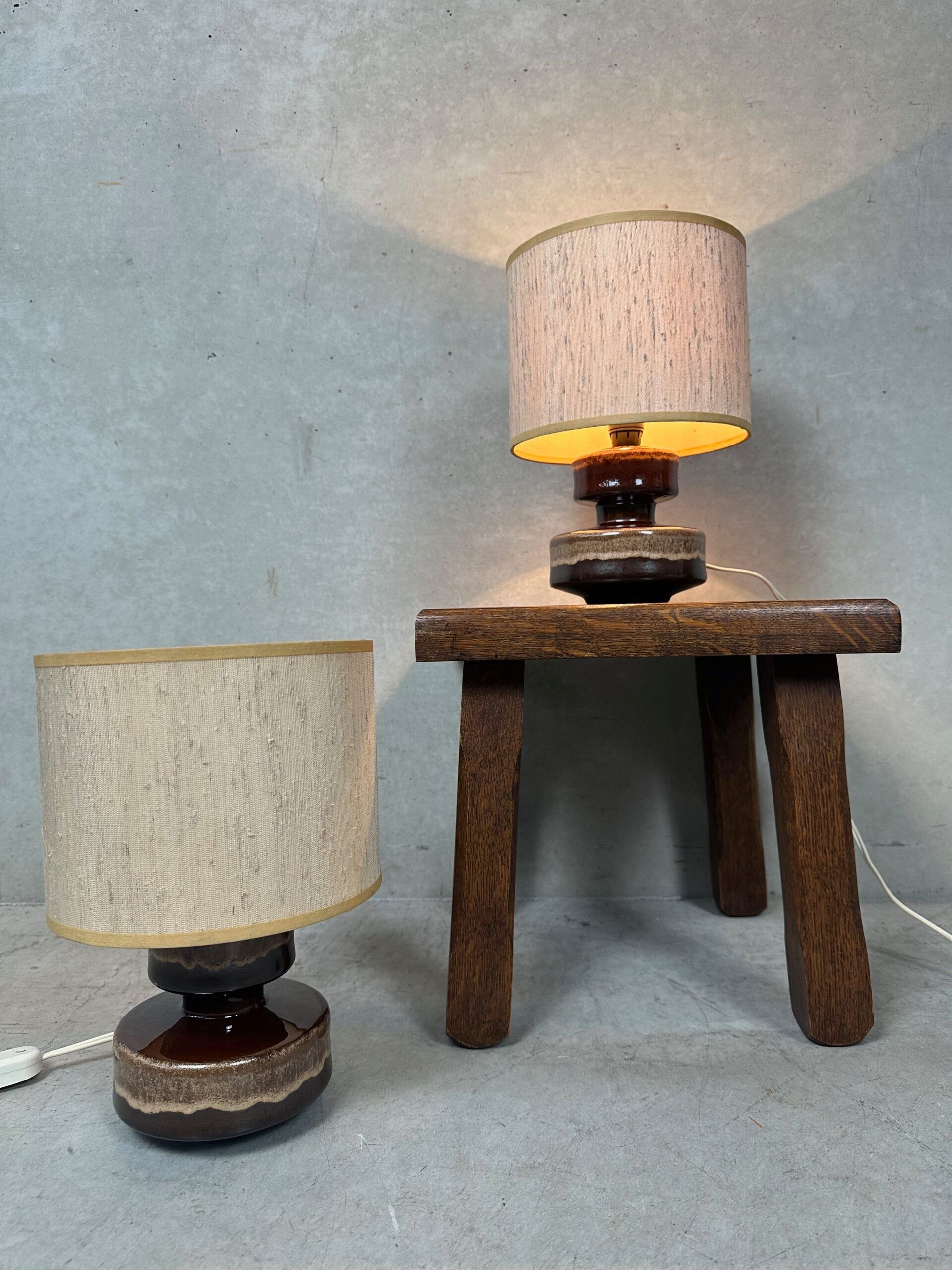 Vintage table lamp – ceramic