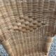 Vintage rattan armchair