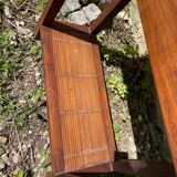 Table d’appoint / console en bois style indonésien
