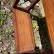 Table d’appoint / console en bois style indonésien