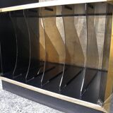 Hi Fi glass and plexiglass cabinet 1970