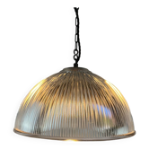 HOLOPHANE LARGE DIAMETER PRISM PENDANT 1930 Ø 38 CM