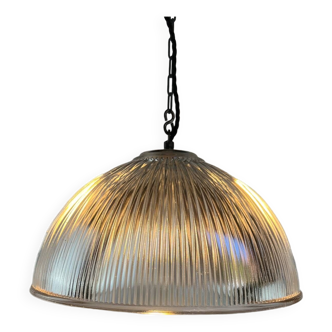 HOLOPHANE LARGE DIAMETER PRISM PENDANT 1930 Ø 38 CM