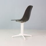 Charles & Ray Eames Set of 4 Off Black"La Fonda" Chairs for Herman Miller, 1960