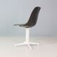 Charles & Ray Eames Set of 4 Off Black"La Fonda" Chairs for Herman Miller, 1960