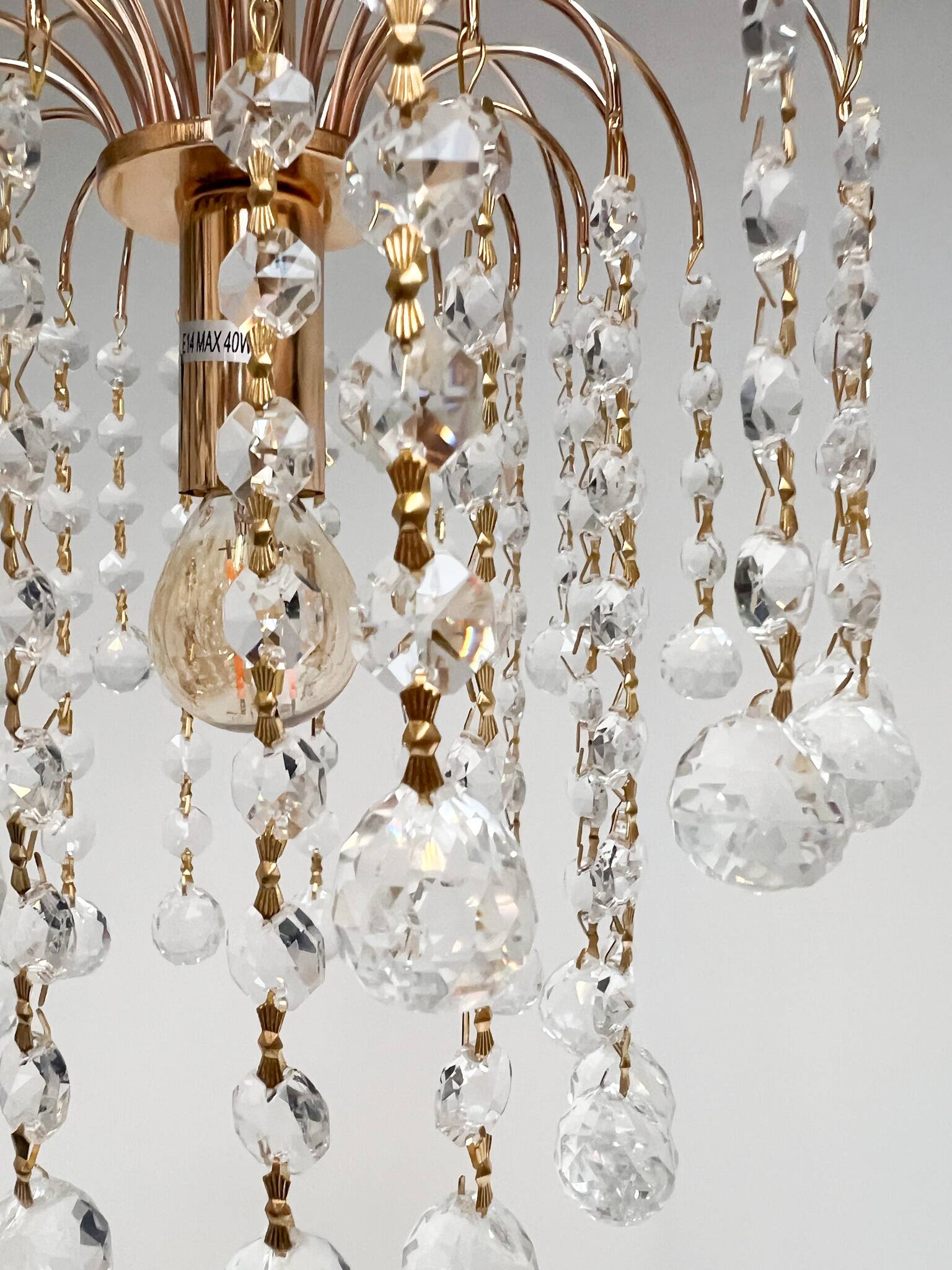 Italian cristal chandelier by Swarovski, after 2000