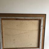 Marine painting boats in port